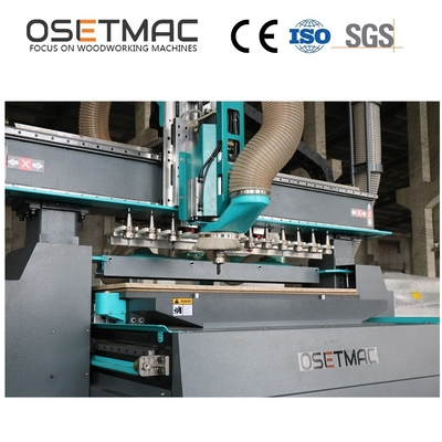 Fully Automatic Nesting CNC Router Machine 2130 with ATC Tool Magazine High Precision