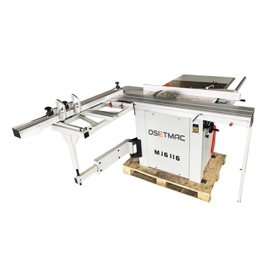 Small Sliding Table Saw 1.6 M for Small Space Workshop Woodworking CNC Cutting Machine