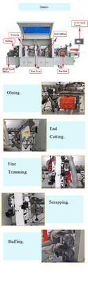Gluing Function Automatic Edge Banding Machine for Building Material Industries Design